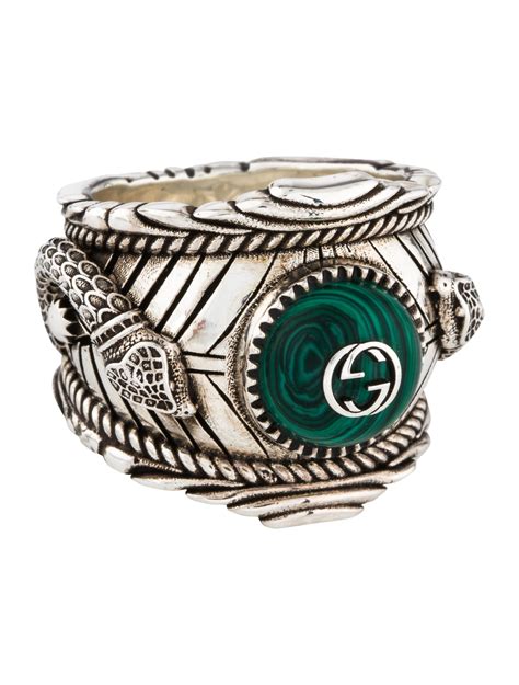 Gucci Malachite Ring 